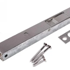 Vuurwerend Residential Entry Door 7-1/8" Antique Nickel Flush Bolt