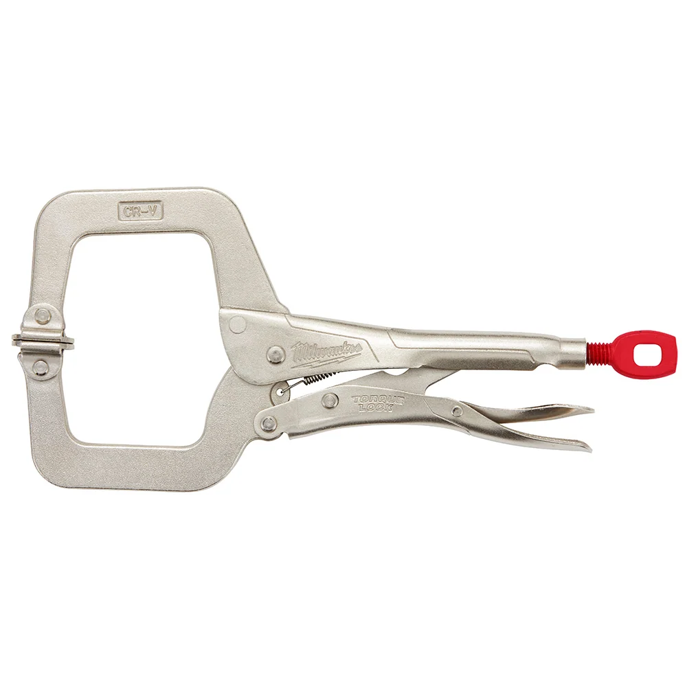 MILWAUKEE 11" TORQUE LOCK™ Locking C-Clamp w/ Zwenkbaar Jaws