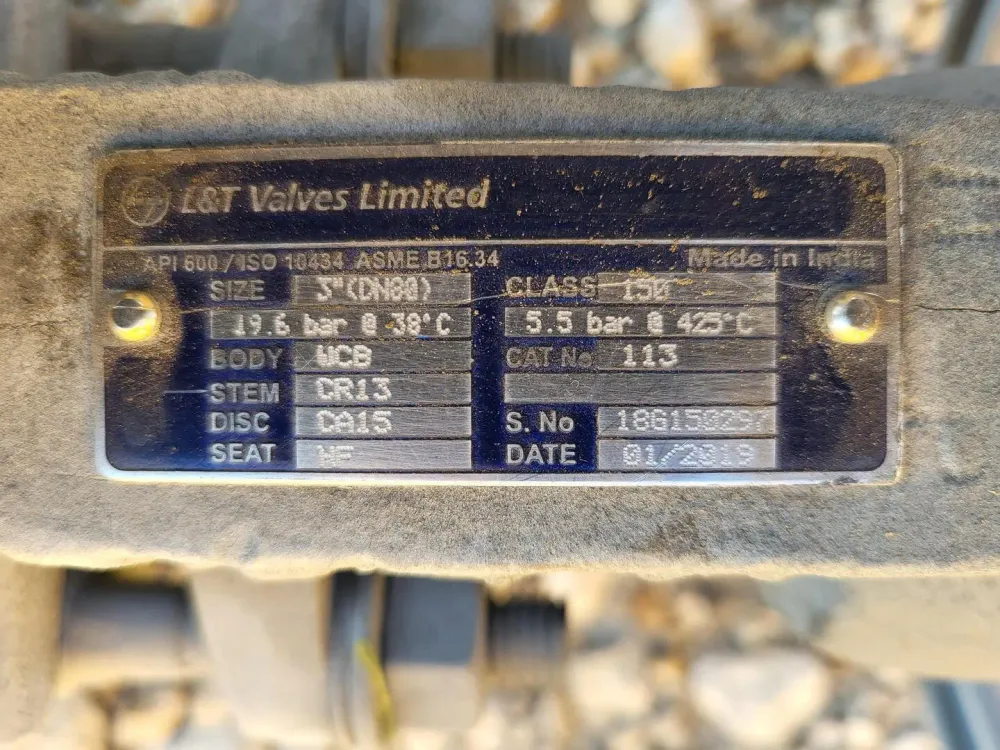 2019 3" Class 150 Gate Valve API 600