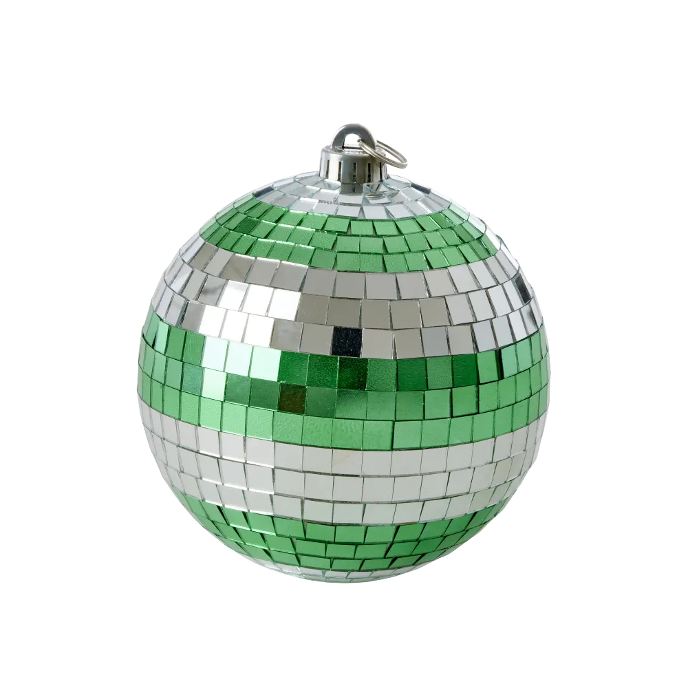 Medium Round Disco Ball - Dark Appelgroen