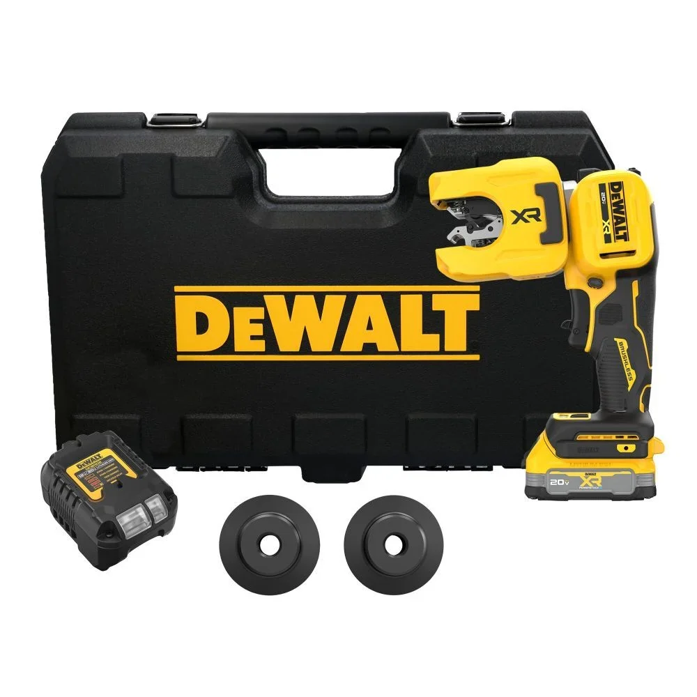 DEWALT 20V MAX XR 1-1/4 Inch Koperkleurig Tubing Cutter Kit DCE154E1