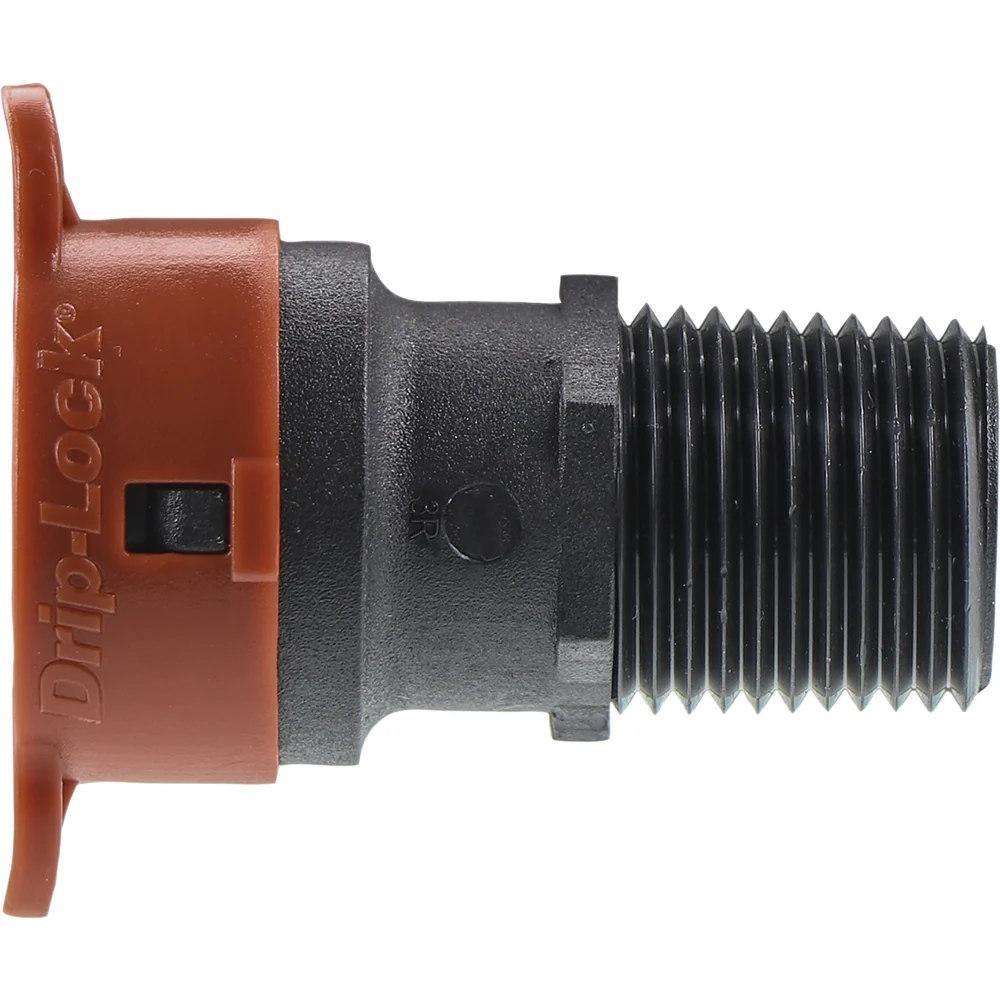 HydroRain Drip-Lock® 07494 DL-436-005 1/2 inch Drip-lock to 1/2 inch Male Pipe Thread