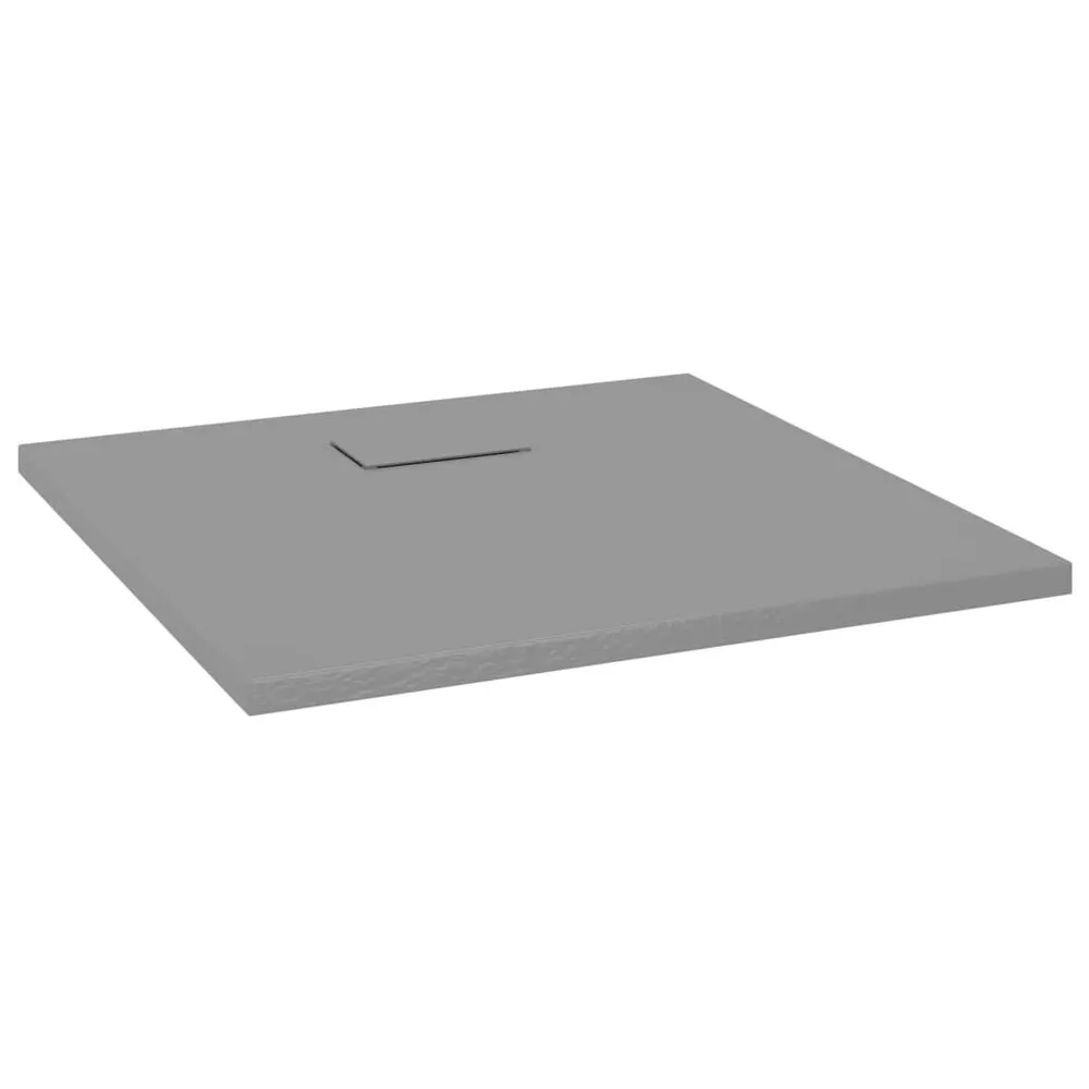 Douchebak 80x80 cm SMC grijs