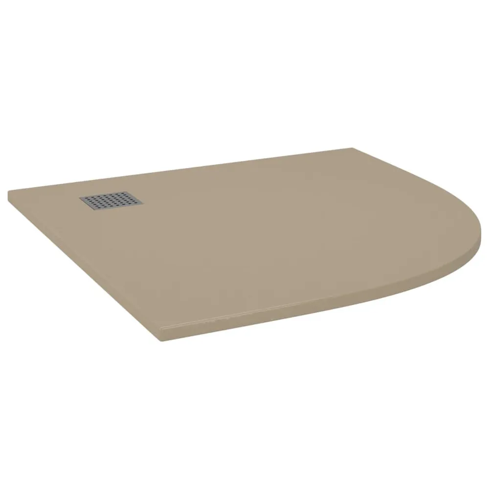Douchebak 90x90 cm SMC bruin