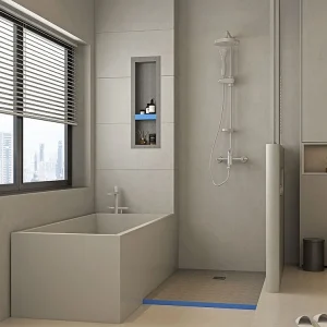 Douchebak om te betegelen DELOS 1400 x 900 x 40 mm