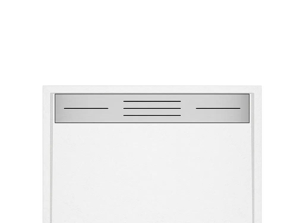 Douchebak van hars om te zetten te bouwen - Wit - 160 x 90 cm - LYROSA