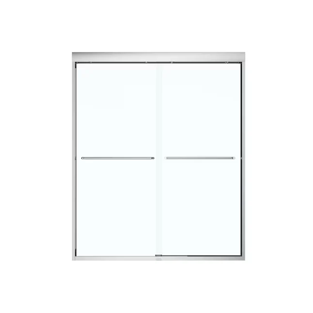 MAAX Aura Metaalglans 55- to 59- x 71- Semi-frameless Bypass Sliding Shower Door