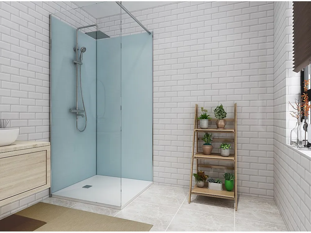 Set van twee douchewandpanelen inclusief profielen - 2x L90cm x H210 cm - Koop nu online