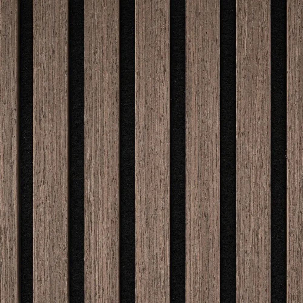 WallArt Akupanelen 4 st akoestisch donkereiken