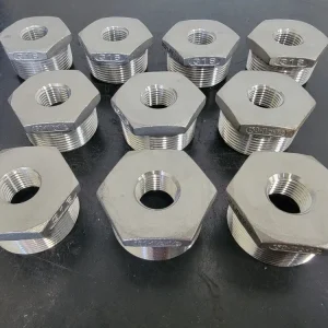 1-1/2" x 1/2" 316 Rvs Steel Hex Head Reducing Bushing SP-114