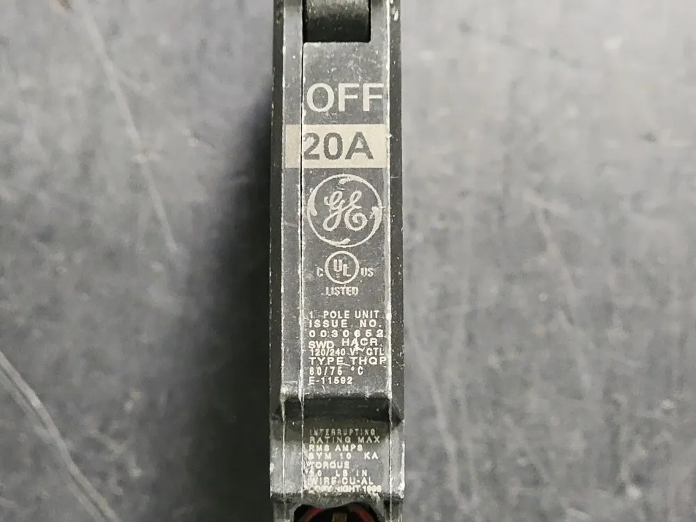 20 Amp, 1 Pole, 120/240 volts Circuit Breaker THQP120