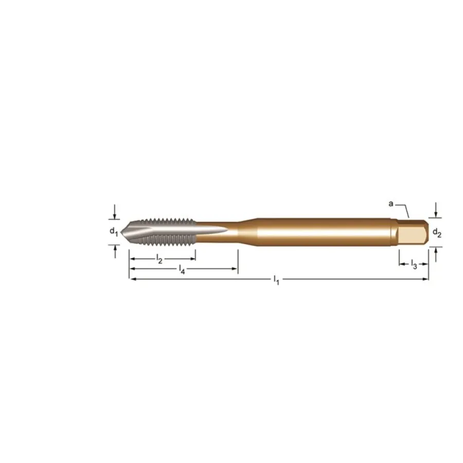 Dormer machinetap - HSS-E - Ep00 M16 X2.0 Doorl