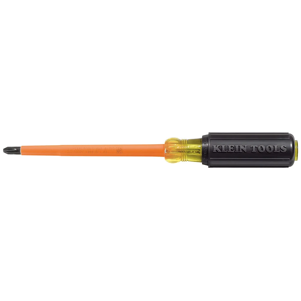 KLEIN TOOLS Beschermd Screwdriver, #2 Phillips Tip, 4-Inch