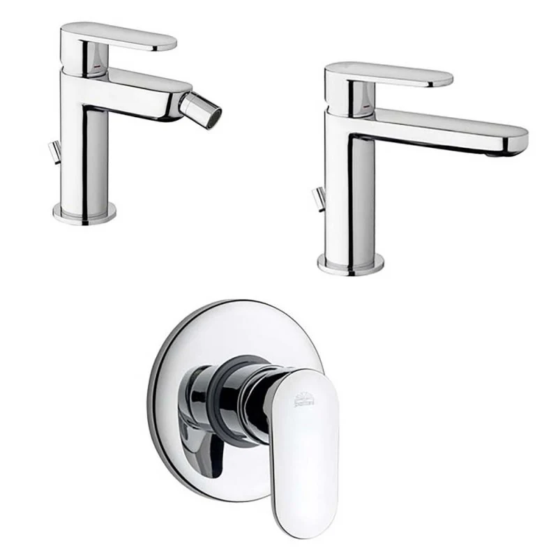 Paffoni Candy mixer tap washbasin drain, bidet drain and shower