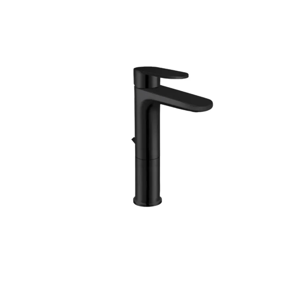 Tall basin mixer pop-up drain Keller Taps Matte Black - Outlet imperfections