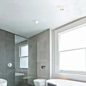 Moderne Plafond Searchlight Led-plafondlamp Trafalgar - Kleur behuizing: Wit, IP65