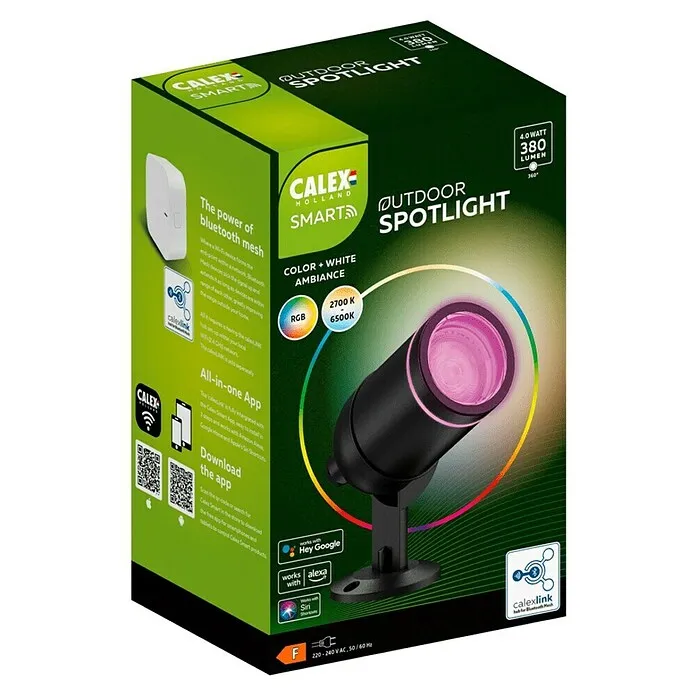 Professionele Kwaliteit Calex Grondspot Smart Home - IP54, 380 lm, Gezellig wit