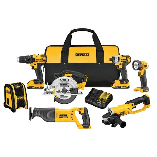 DEWALT 20V Max Combo Kit, Handzaam 7-Tool