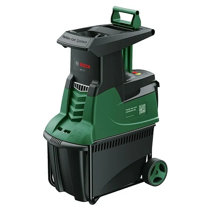 Bosch Elektrische hakselaar AXT 25 TC - Max. takdikte: 4,5 cm, 2.500 W
