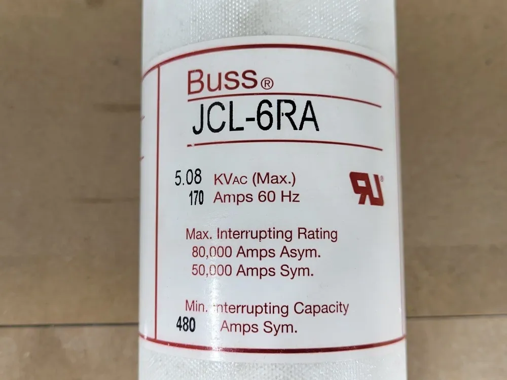 170 , 5.08 kV, R-Rated Fuse JCL-6RA