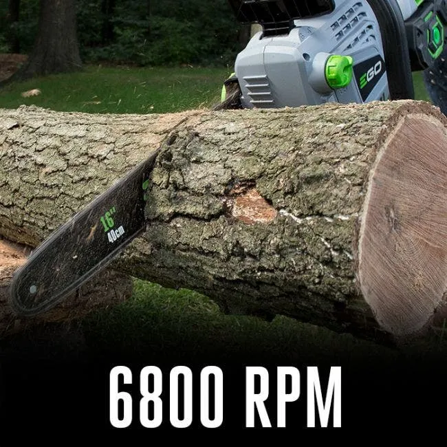 EGO Power+ CS1604 16" 56-Volt Batterij Chainsaw 5Ah Battery and Charger