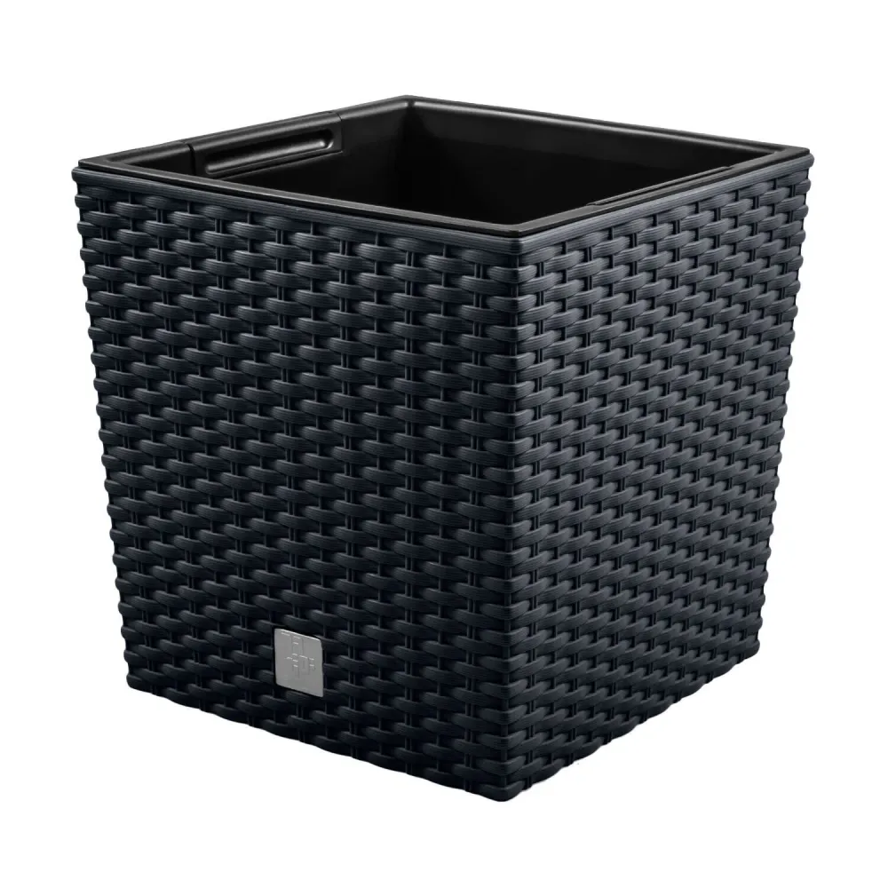 Prosperplast / Bloempot met inzet Rato Low DRTS265L-S433 - antraciet met LED Werklamp