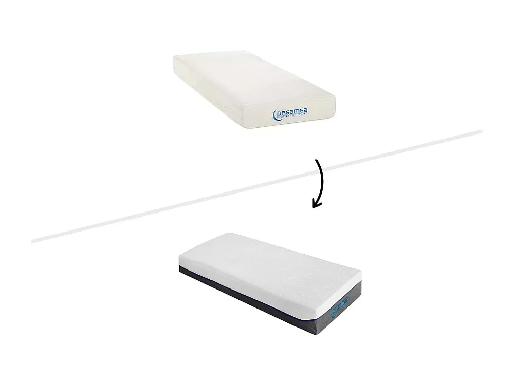 Elektrisch relaxbed met matras HERACLES van DREAMEA Makkelijk te hanteren