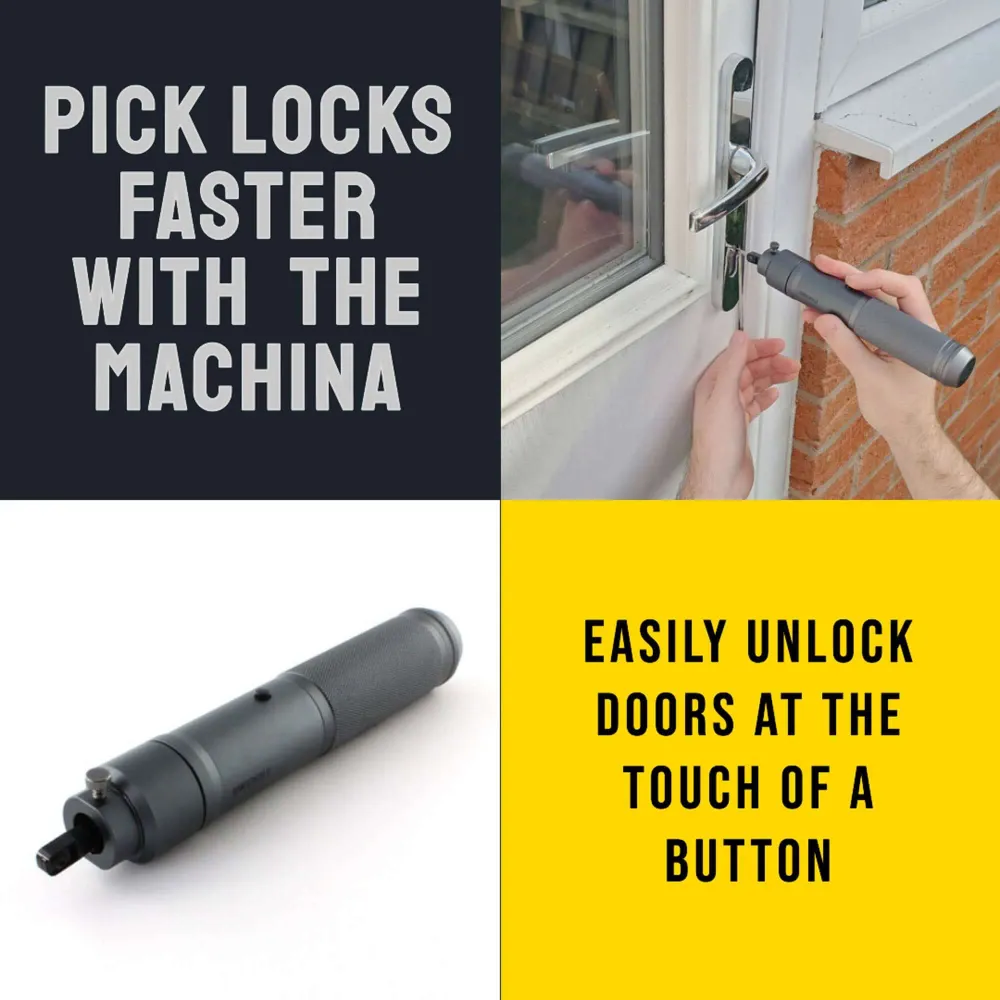 Decoupeer Dangerfield MACHINA Electric Lock Pick Gun - Allerbeste EPG locksmiths and hobbyists