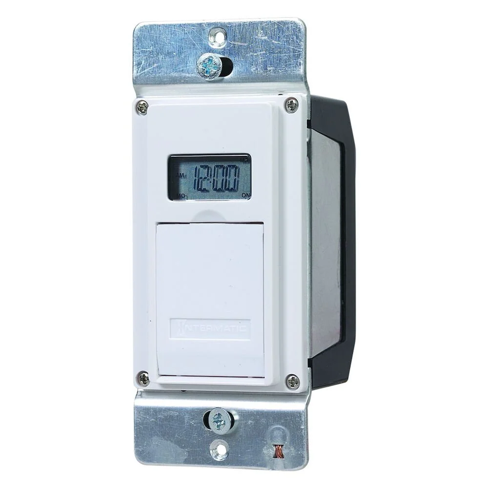 Mechanische Draaitimer Intermatic - EJ600 - 7-Day Standard Flexibel instelbaar Timer, 12A, White
