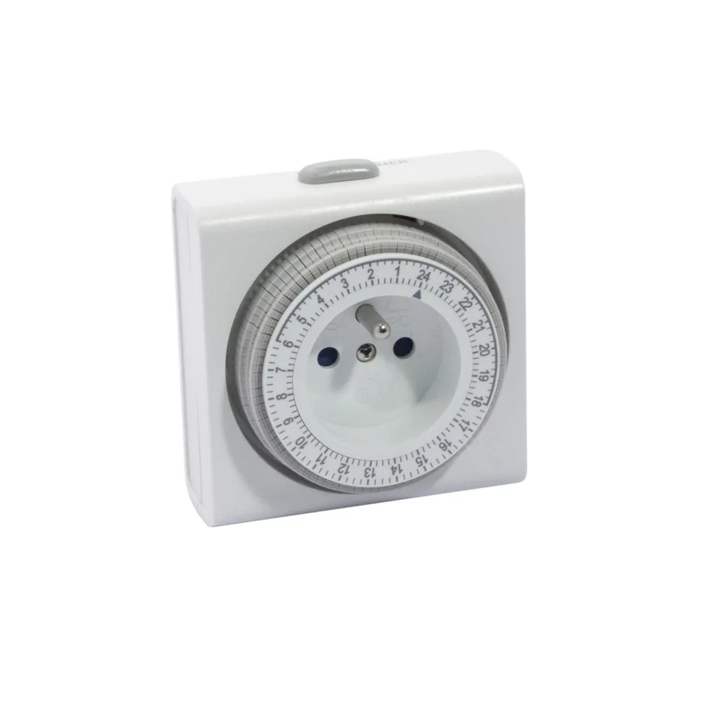 Square mechanical timer - FR plug Eenvoudig te programmeren