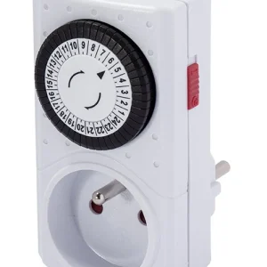 White mechanical timer - FR plug