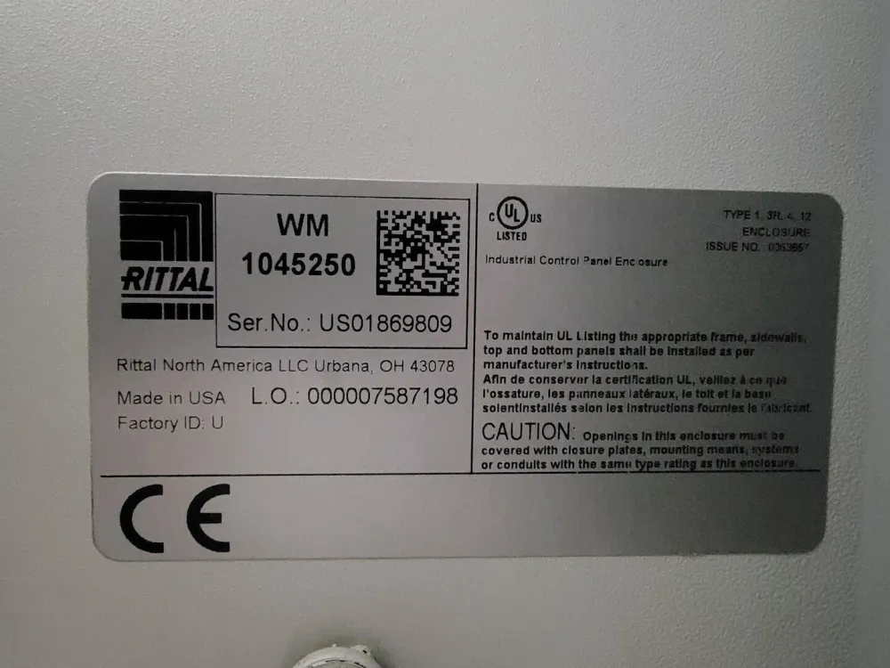16" x 19.7" x 8.27" Wandgemonteerd Enclosure WM 1045250 w/ Contactors