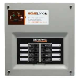 GENERAC HOMELINK™ 50A Manual Transfer Switch Kit w/ Aluminium PIB & Cord