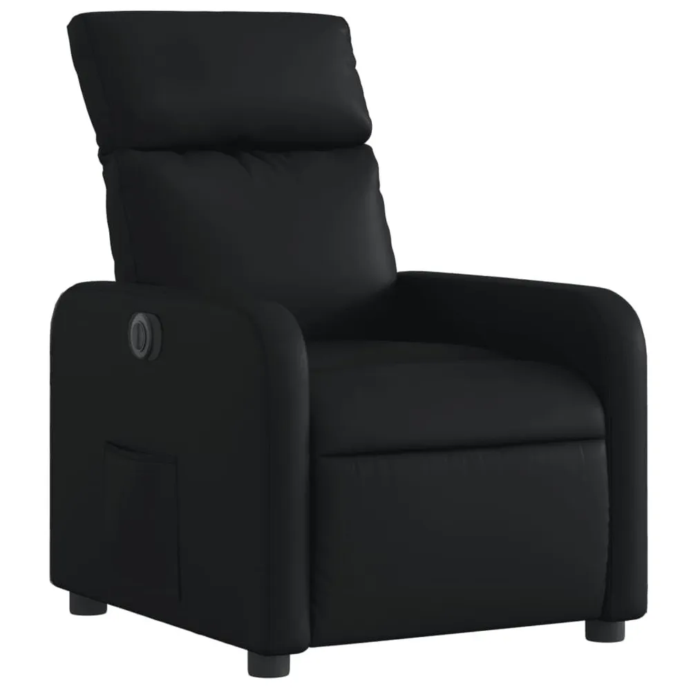 Multifunctioneel Fauteuil elektrisch verstelbaar kunstleer zwart