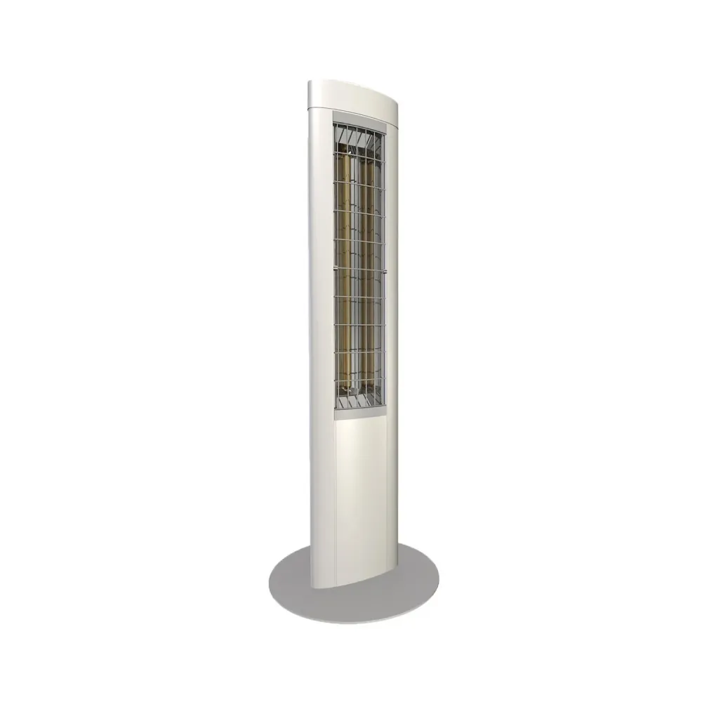 Solamagic Terrasverwarmer Z1 1400W Superieur infraroodstraler staand Wit | 18V | Snel laden