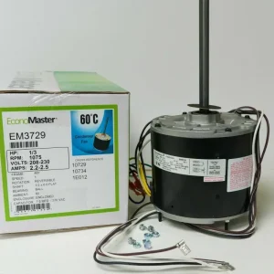 EconoMaster® EM3729 1/3-HP 208V-230V Condenser Fan Motor