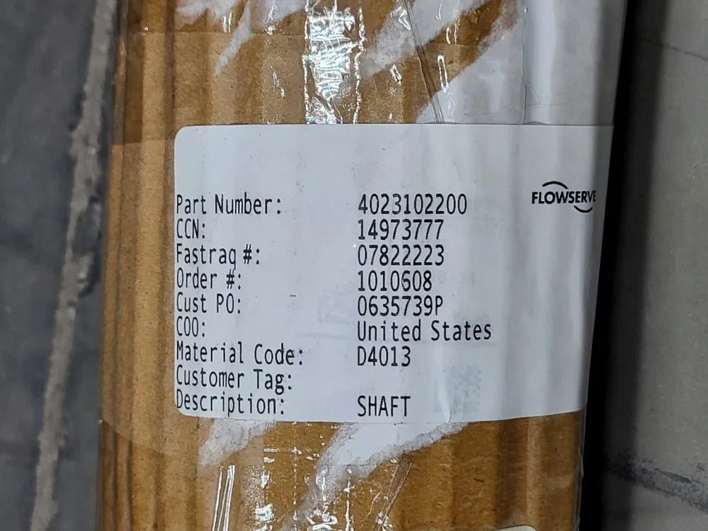 Pump Shaft 4023102200, 410SS ASTM A276, Pump Model 1.5HPXM112A