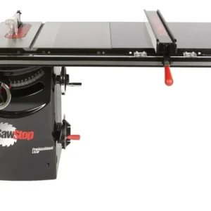 SAWSTOP Professional Cabinet Saw PCS™ 1.75HP 120V 60Hz 52" Gespecialiseerd T-Glide Fence System