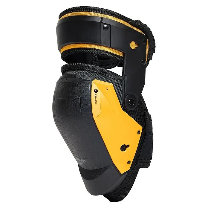 ToughBuilt Kniebeschermers - Zwart/Geel, Rond