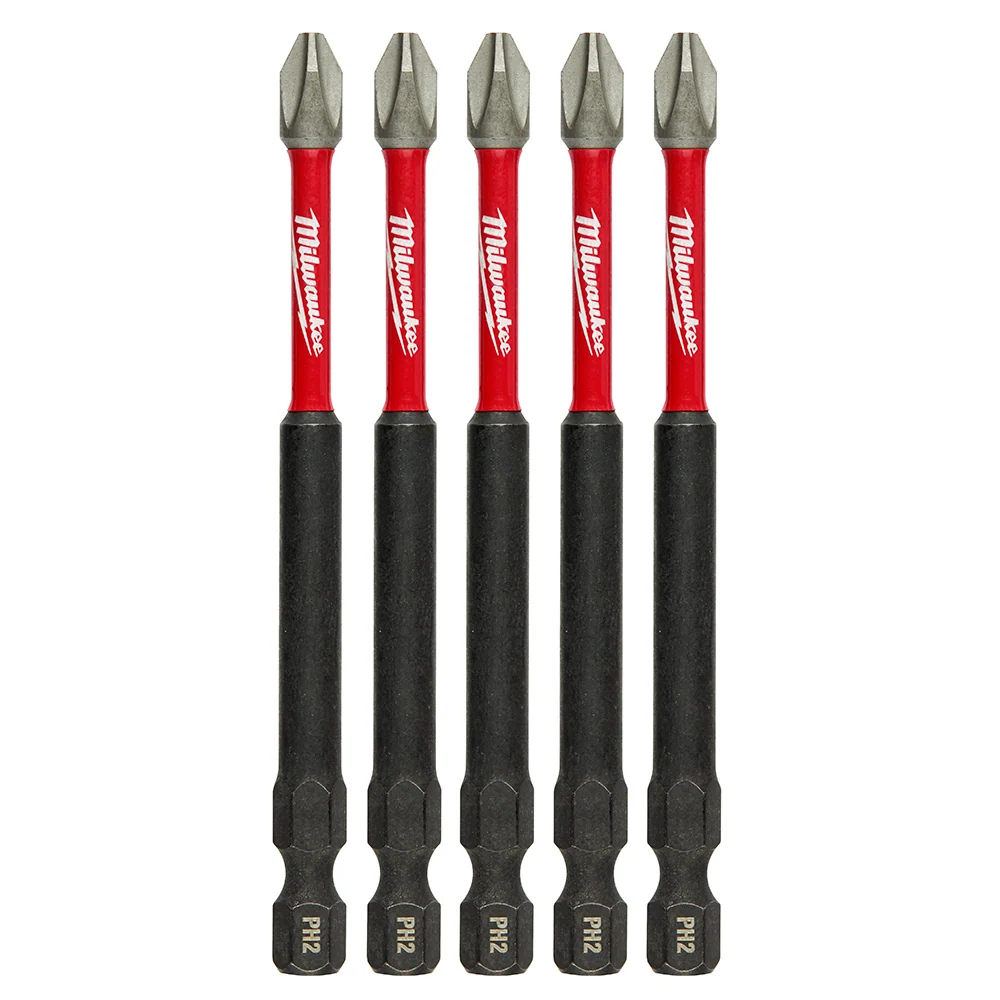 MILWAUKEE 5PK 3-1/2" PWR BIT PH2