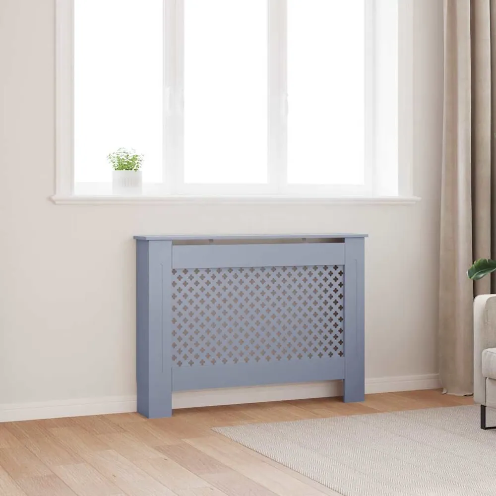 Radiatorombouw 112x19x81,5 cm MDF antraciet