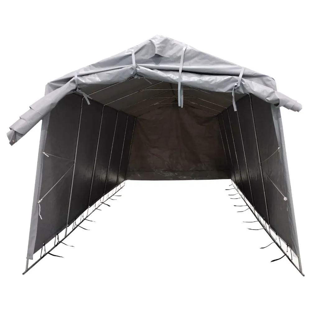 Fornorth Portable Garage 2x3m, light grey