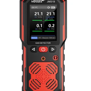 Draadloze Detector de gas portátil de NOYAFA JMS19 con detección de fugas y alarma