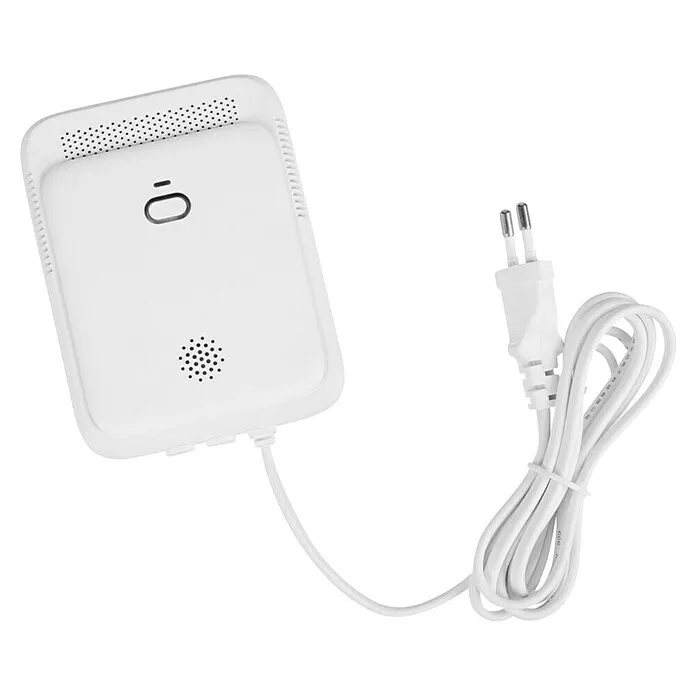 Gassensor met Alarm Gasmelder - Alarmsignaal: 85 dB, l x b x h: 3,3 x 8,6 x 3,3 cm, Wit