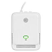 Gassensor met Alarm Gasmelder - Alarmsignaal: 85 dB, l x b x h: 3,3 x 8,6 x 3,3 cm, Wit