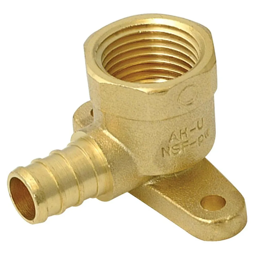 Eastman Brass Crimp PEX Drop Ear Elbow – 1/2 . PEX x 1/2 . FIP