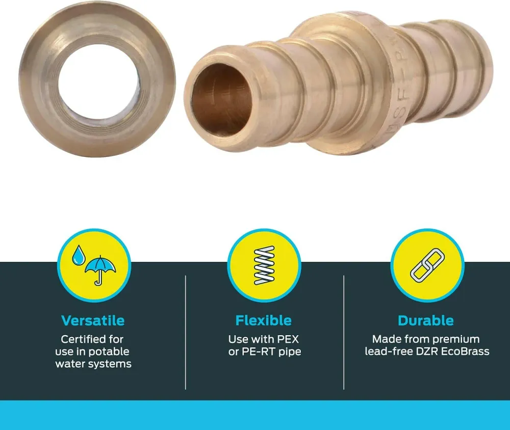 SharkBite 1/2 . Messing Crimp Coupling