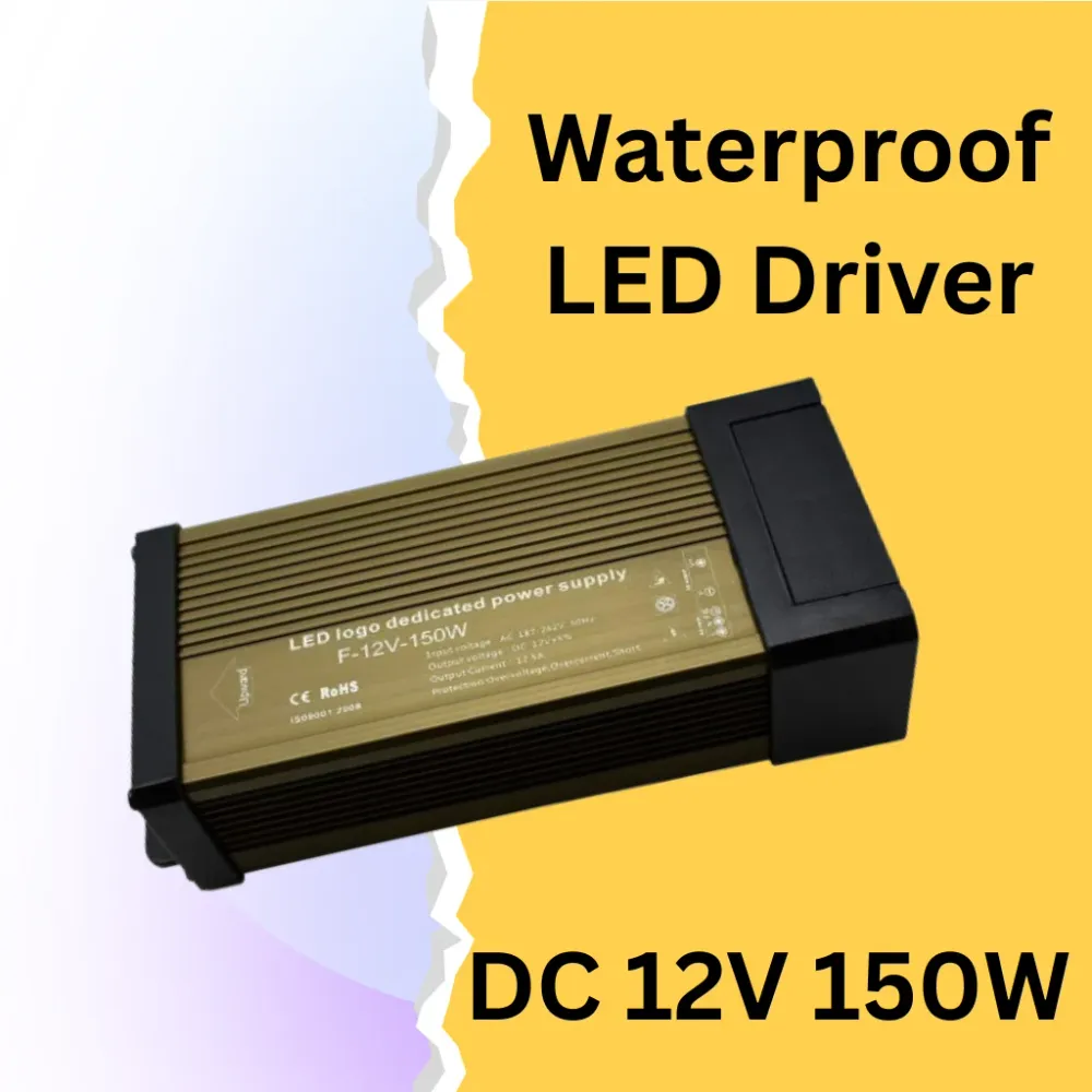 DC 12V 150W waterdichte IP45 LED-driver voor buiten 12,5A LED-driver AC 187-262V adapter ~ 2107