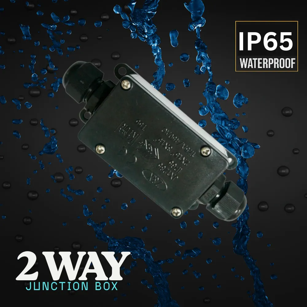 2-weg IP65 waterdichte aansluitdoos voor ondergrondse kabellijnbescherming ~2043