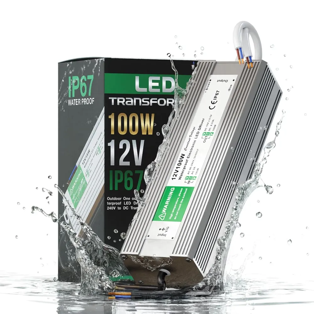 IP67 waterdichte DC 12V 100W LED-driver LED-voedingstransformator ~3373